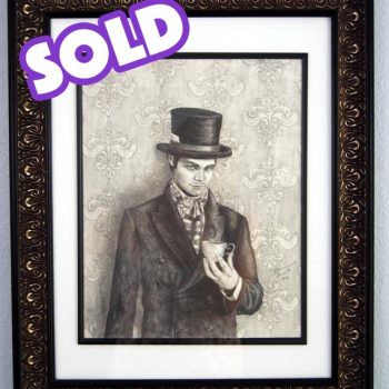 SOLD - Mad Hatter - Original Pencil Drawing