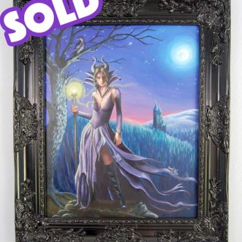 SOLD - Maleficent - Original Oil Painting