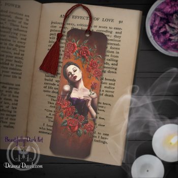 Blood Roses Vampire Bookmark