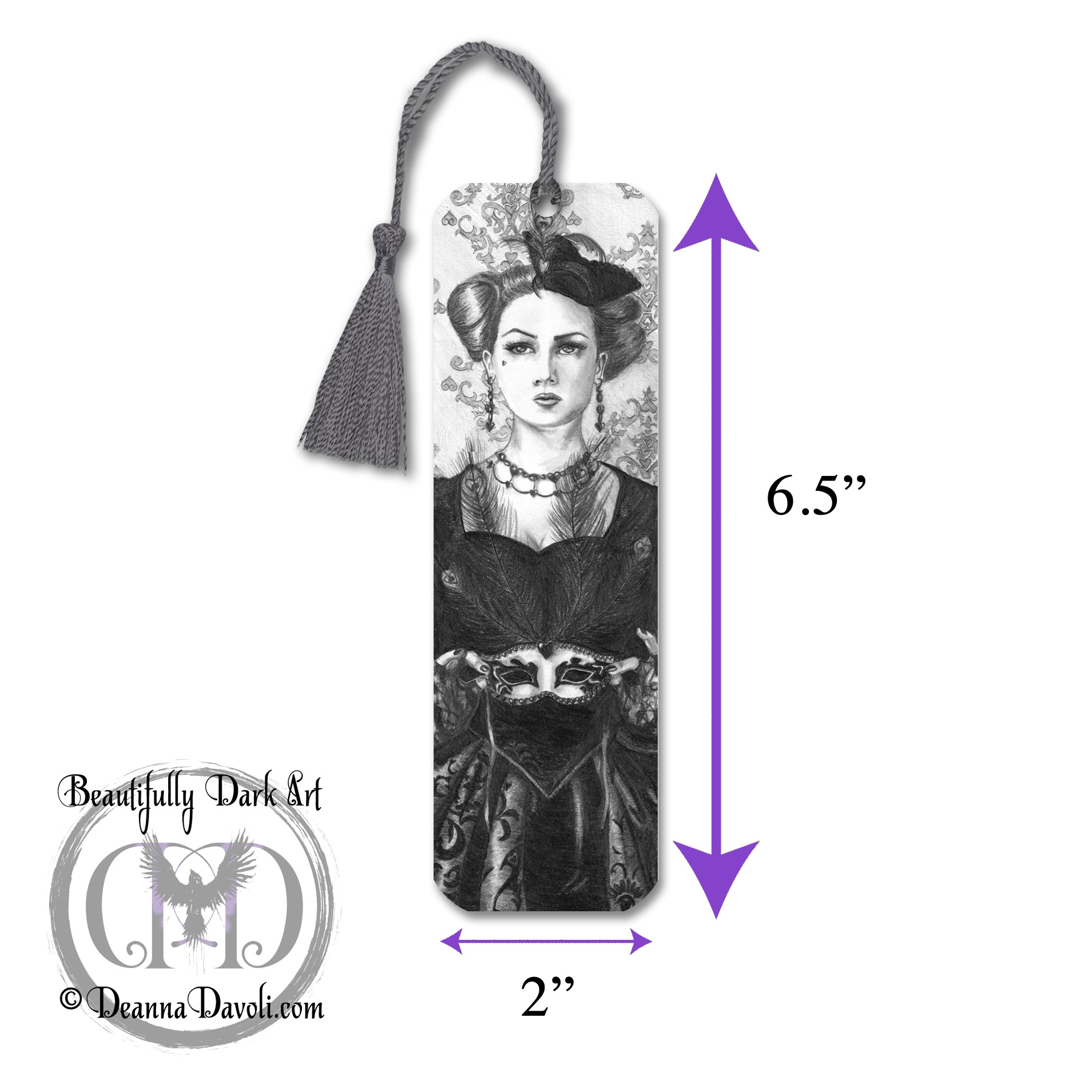Queen of Hearts Bookmark - Image 2