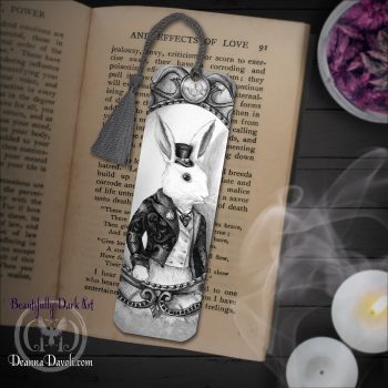 White Rabbit Bookmark