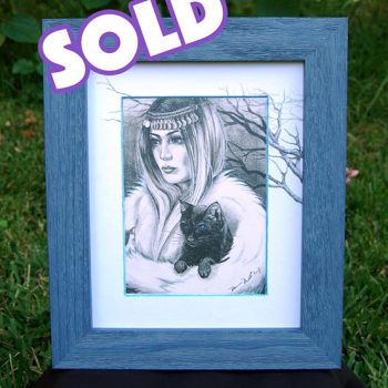 SOLD - Conjuring Companions - Original Pencil Drawing