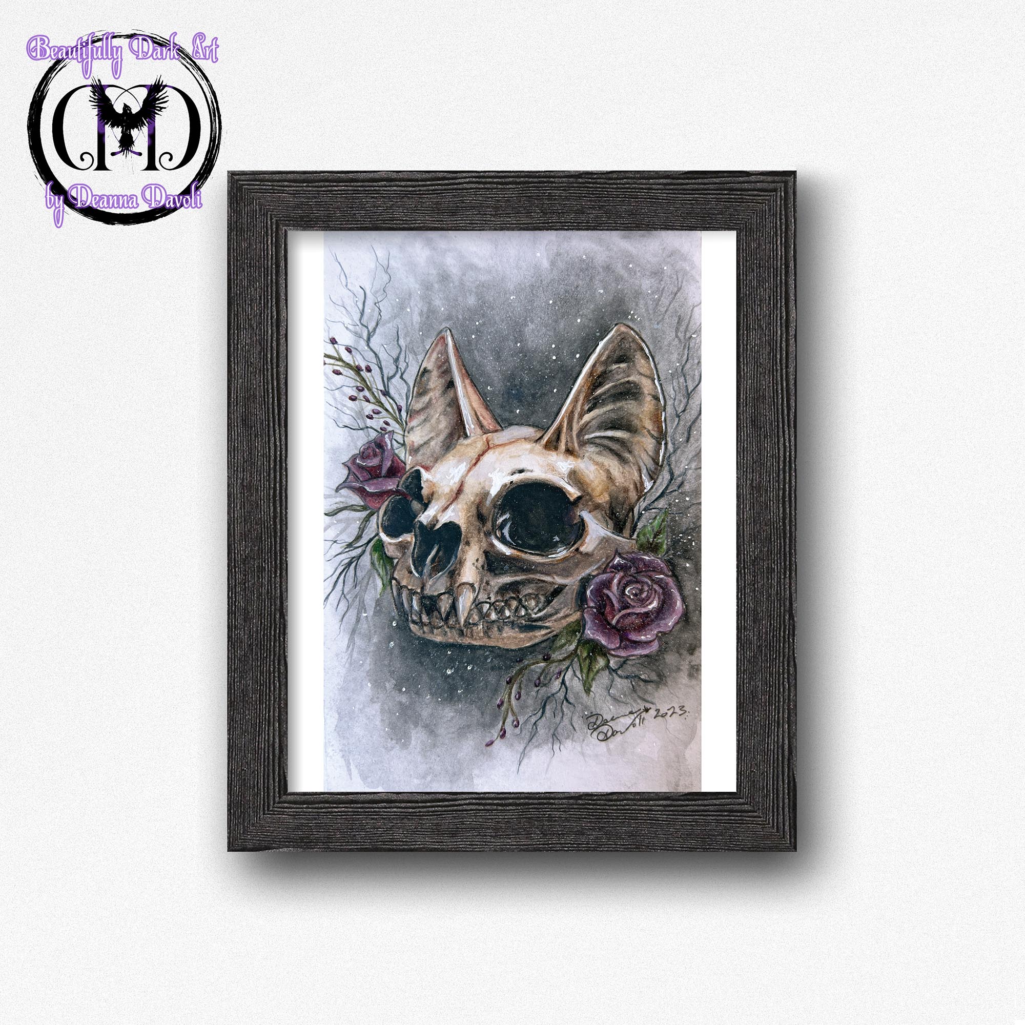 Day of the Dead Cat Skull 1 - Image 4