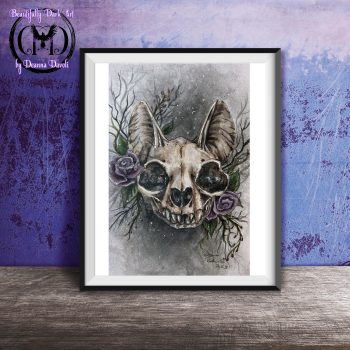 Day of the Dead Cat Skull 2