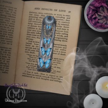 Blue Morpho Butterfly Bookmark