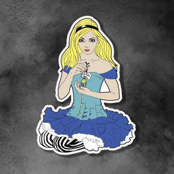 Alice in Wonderland Sticker