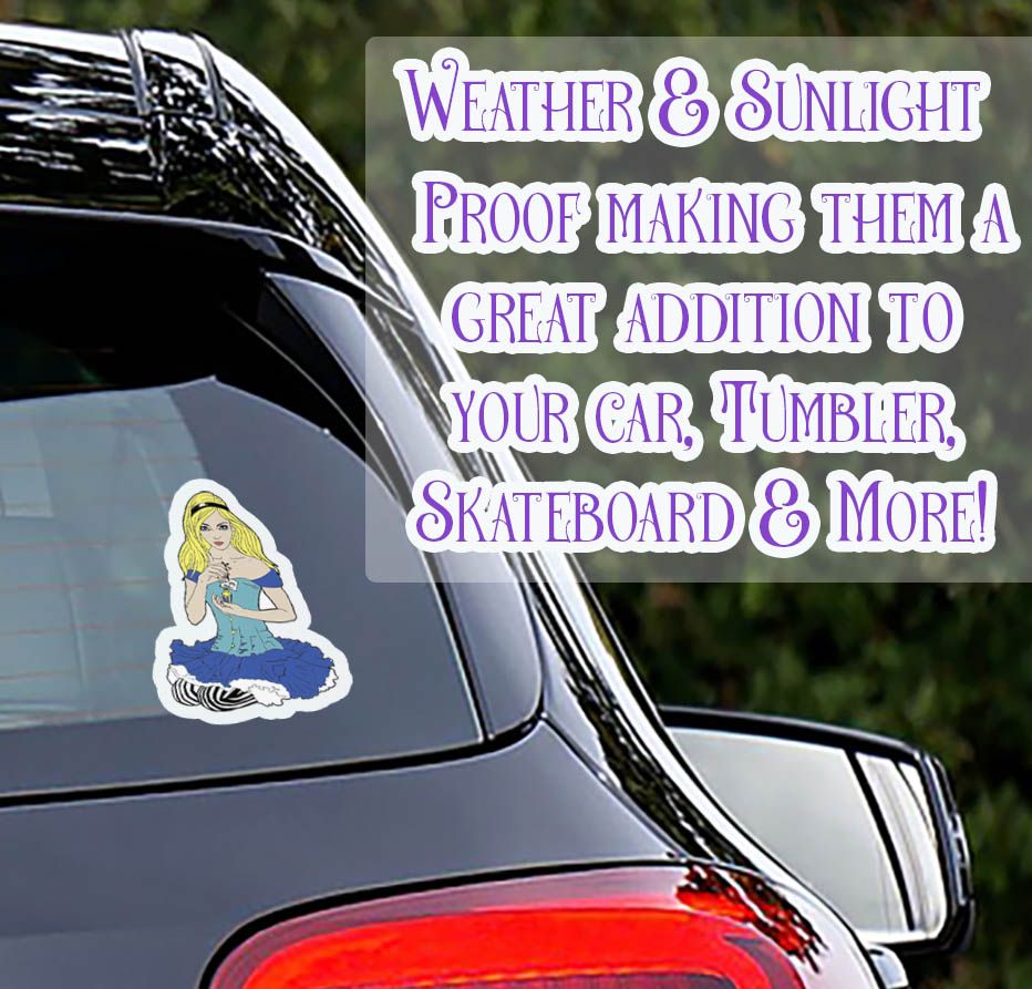Alice in Wonderland Sticker - Image 5