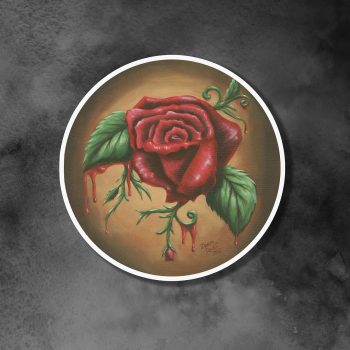 Red Rose Sticker