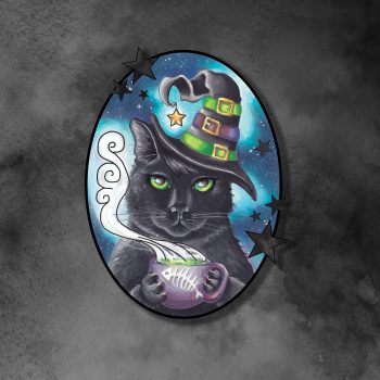 Witch Cat Sticker