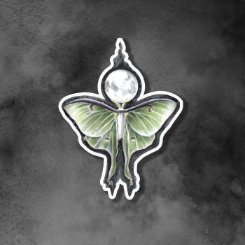 Luna Moth Sticker
