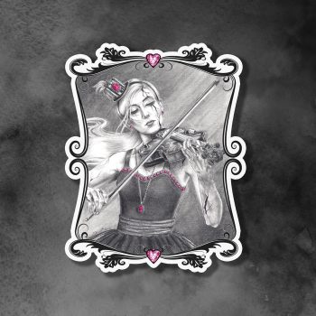 Pink Tourmaline October Birthstone Sticker
