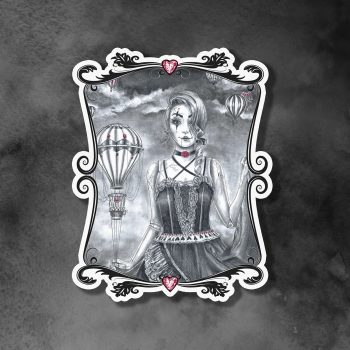 Ruby July Birthstone Sticker