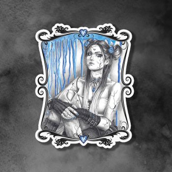 Sapphire September Birthstone Sticker