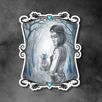 Turquoise December Birthstone Sticker