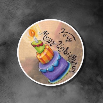 Very Merry Unbirthday Sticker