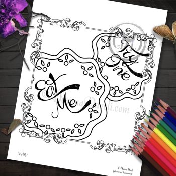 Eat Me - Coloring Page