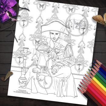 Mr. Caterpillar - Coloring Page