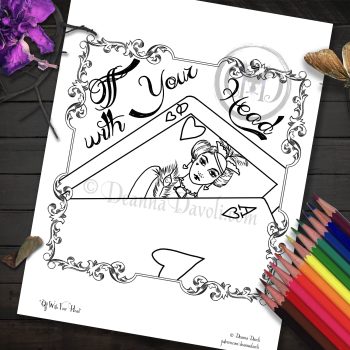 Off With Your Head! - Coloring Page
