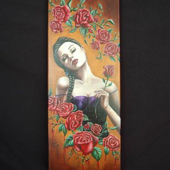 Blood Roses - Original Oil Painting