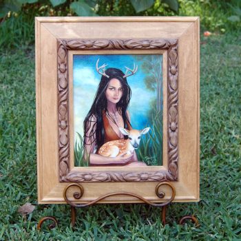 Deer Sidhe - Original Oil Painting