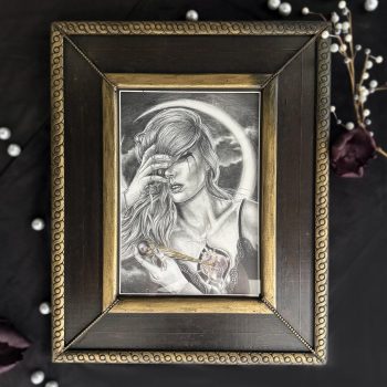 Heartbreak - Original Mixed Media Drawing