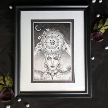 Wheel of Fortune - Original Pencil Drawing